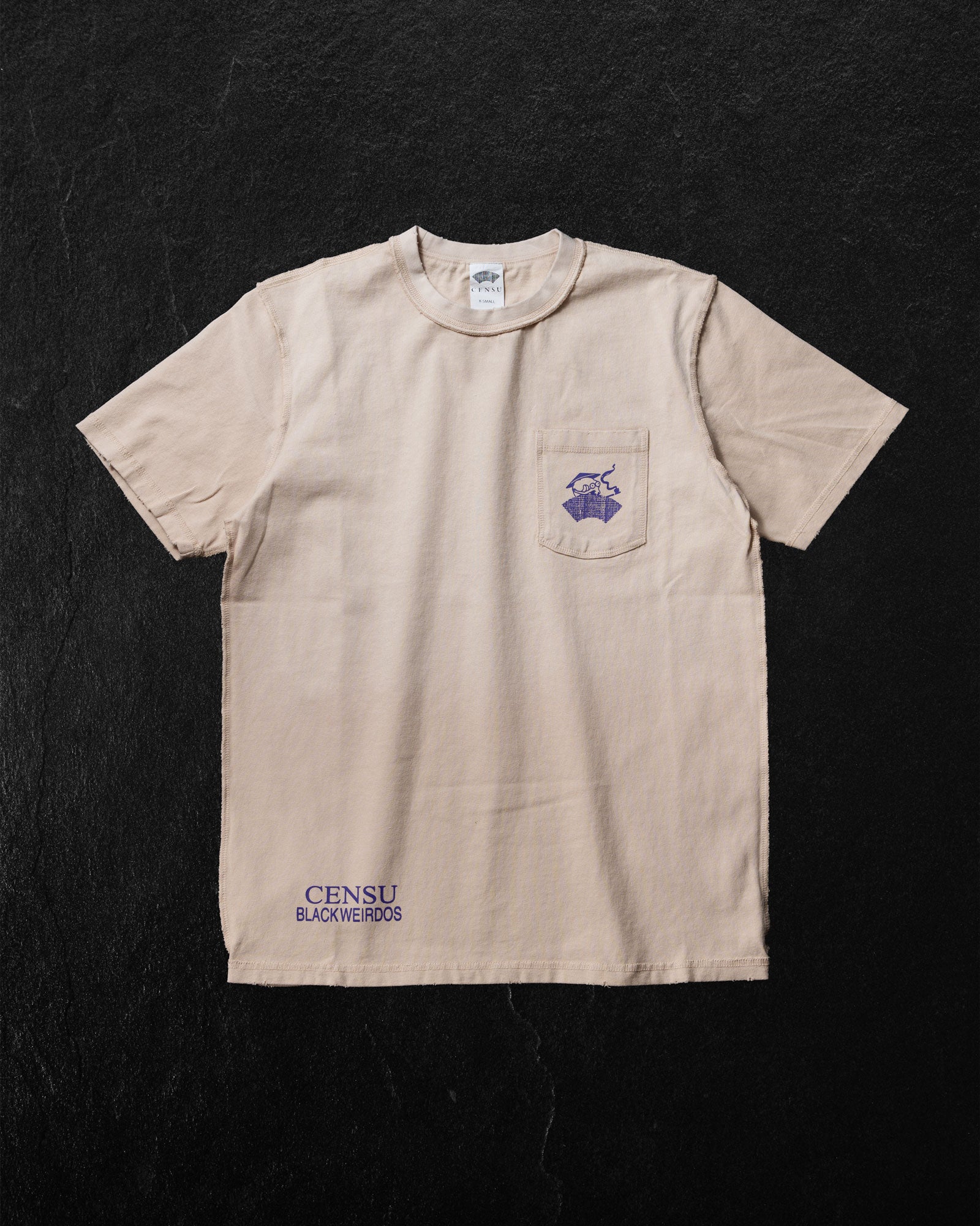 Black Weirdos × CENSU コラボTシャツ WHITE/PURPLE | CENSU TOKYO