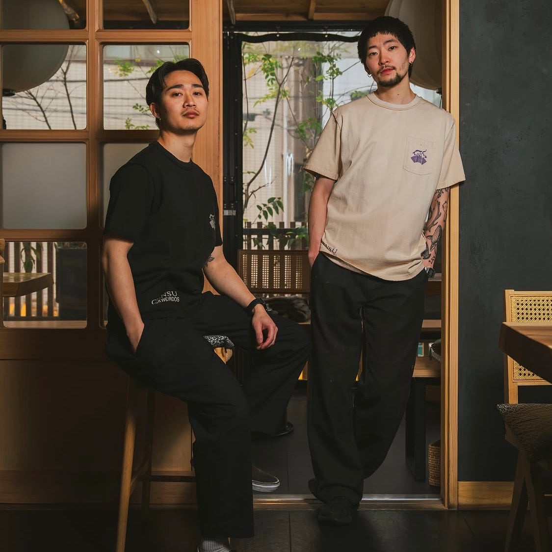 Black Weirdos × CENSU コラボTシャツ BLACK/WHITE | CENSU TOKYO