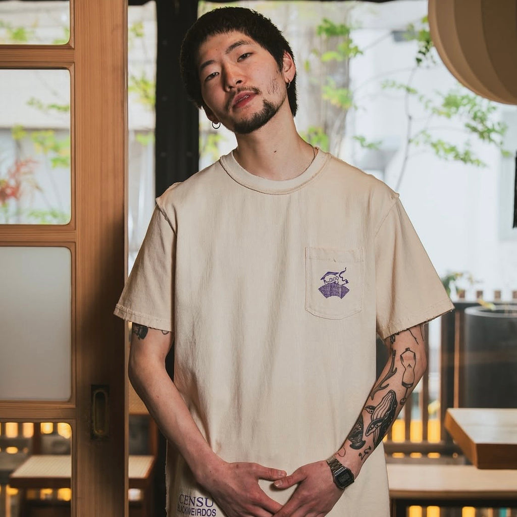 【CENSU TOKYO】Black Weirdos x CENSU Good Food Good Mood WHITE x PURPLE