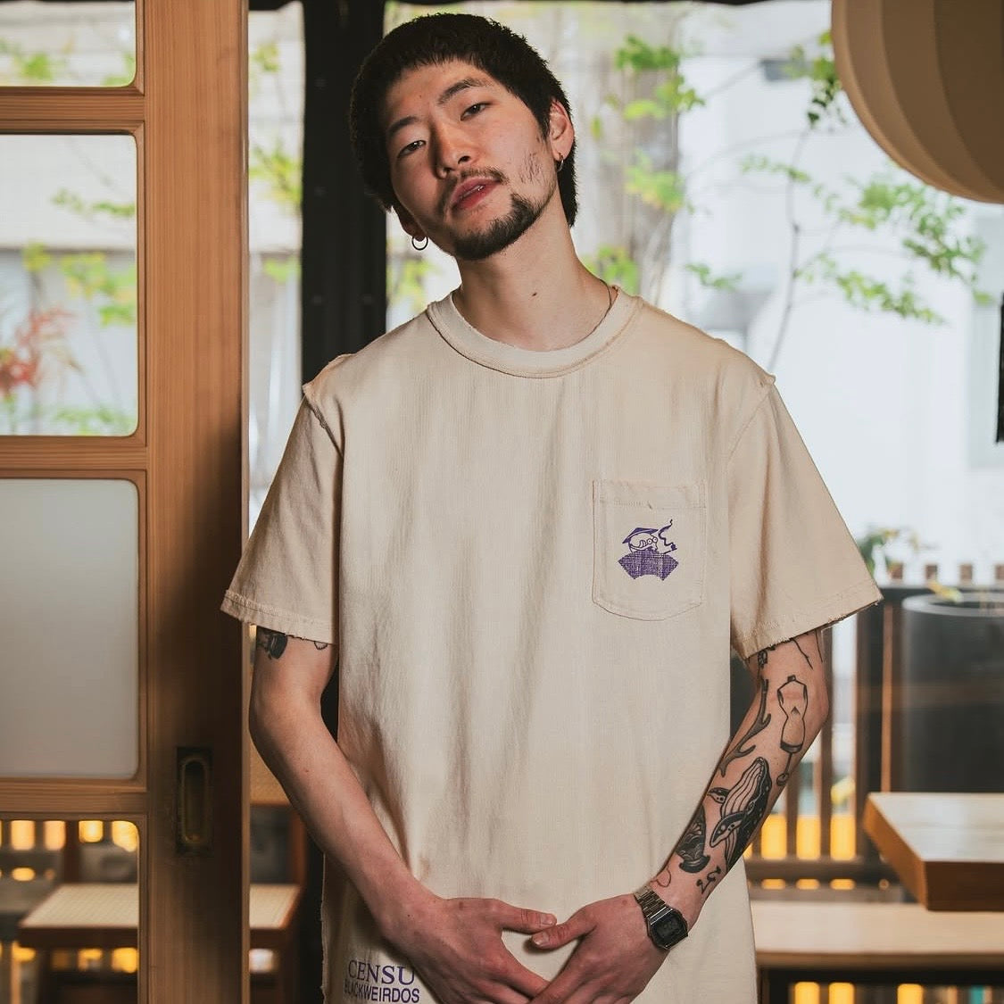 【CENSU TOKYO】Black Weirdos x CENSU Good Food Good Mood WHITE x PURPLE